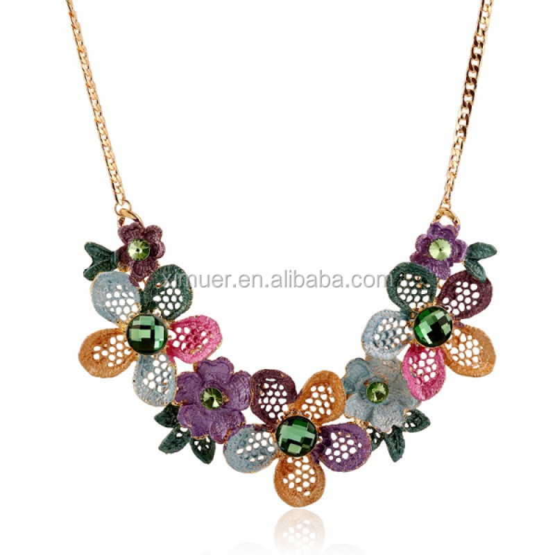 Flower Necklace Supplier - Latest Models Flower Necklace Fashion Jewelry Necklace