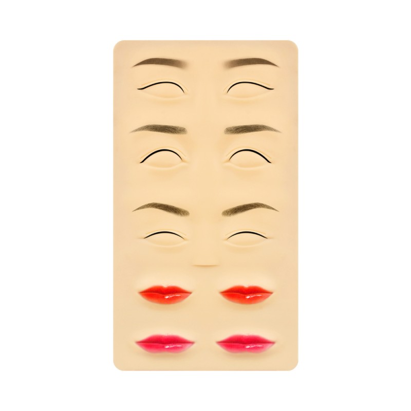 Practice Skin Manufacturer - 3D Silicone for Permanent Makeup Eyebrow Lips Face Tattoo Skin