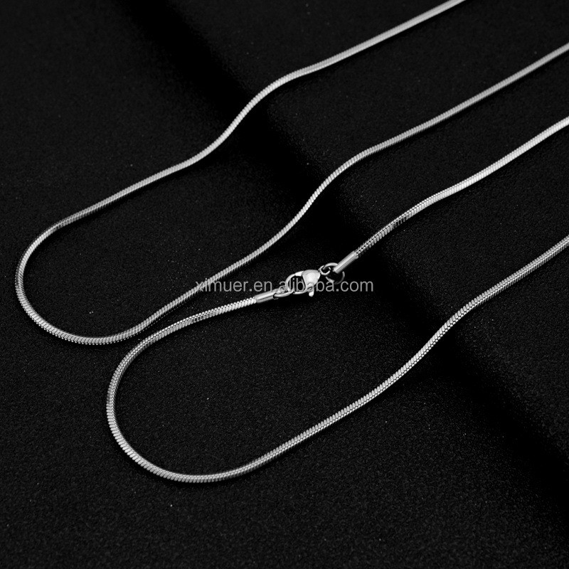 Multi Chain Necklace Supplier - Hottest Selling Multi Chain Silver Stainless Steel Fashion Necklaces