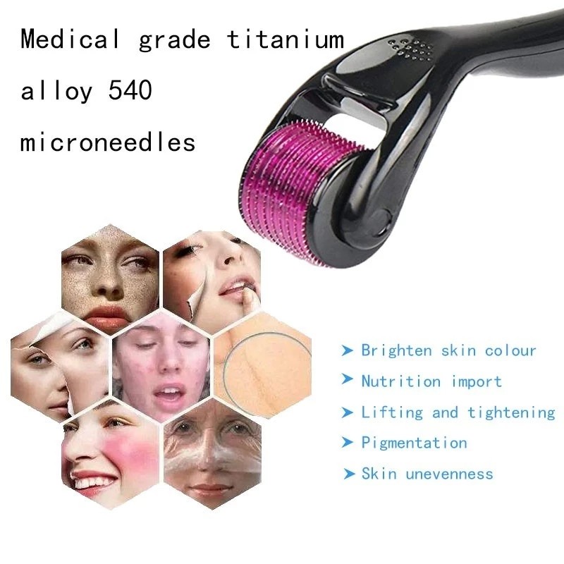 Derma Roller Factory - Beard 540 Micro-Needling Roller for Hair Re-Growth Skin Care