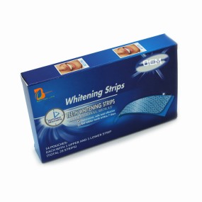 Charcoal Whitening Strips Factory - Tooth Bleaching Double Care Charcoal Safe Coconut Mint