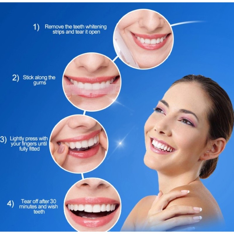 Natural Whitening Strips Factory - Hot Selling Easy for Adults Convenient Teeth Whitening Solution