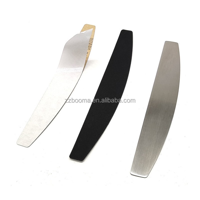 Stainless Steel Nail Files Manufacturer - Factory Half Moon 100/180 Grit Replaceable Sandpaper
