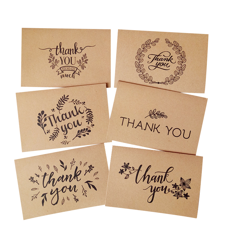 Thank You Card Manufacturer - Private Label Colorful Inserts Praise Labels for Small Business Decor