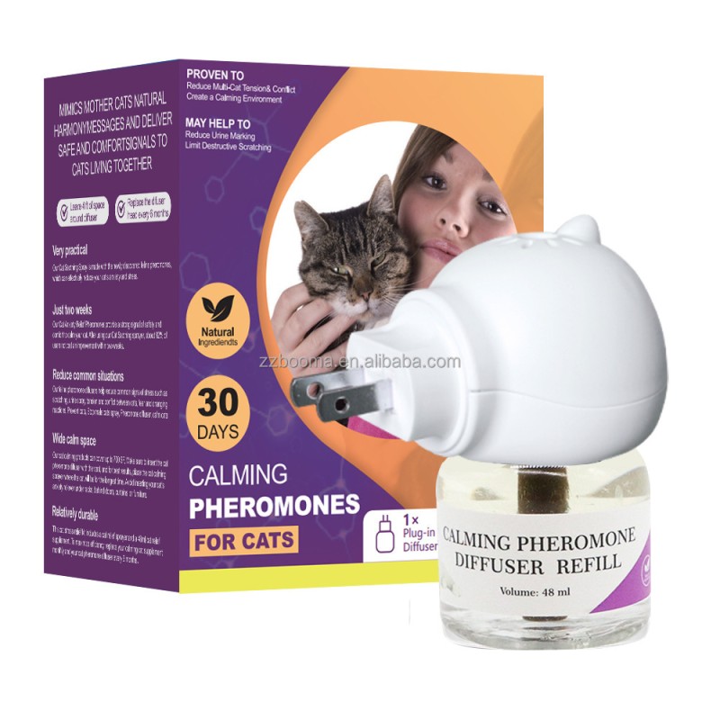 Cat Pheromones Diffuser Factory - Multi-Purpose Household Chemicals Refills Help Anxiety Stress Reduction