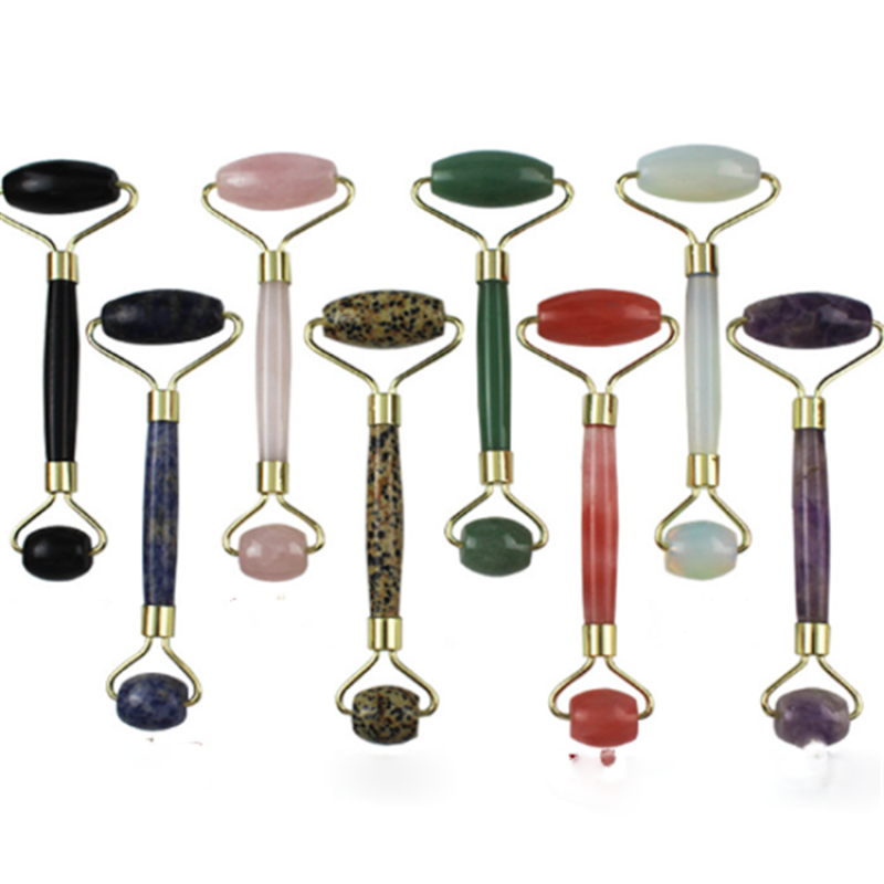Rose Jade Roller Supplier - Best Price Natural Quartz Gua Sha Age Defying Face Roller