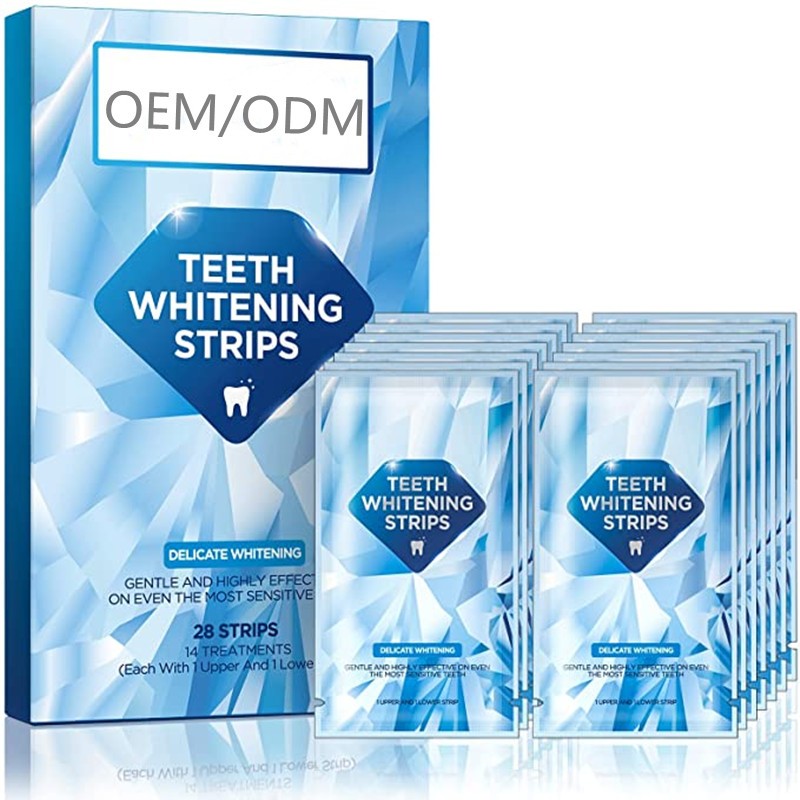 Teeth Whitening Strips Supplier - Private Label 6%HP Double Care Bleaching Whitening Strips