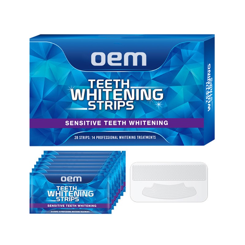 Teeth Whitening Strips Supplier - Private Label 6%HP Double Care Bleaching Whitening Strips