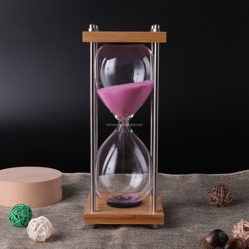 Wood Hourglass Supplier - Sand Timer Wood Hourglass Classic Timer Colorful Sandglass Toy 30min