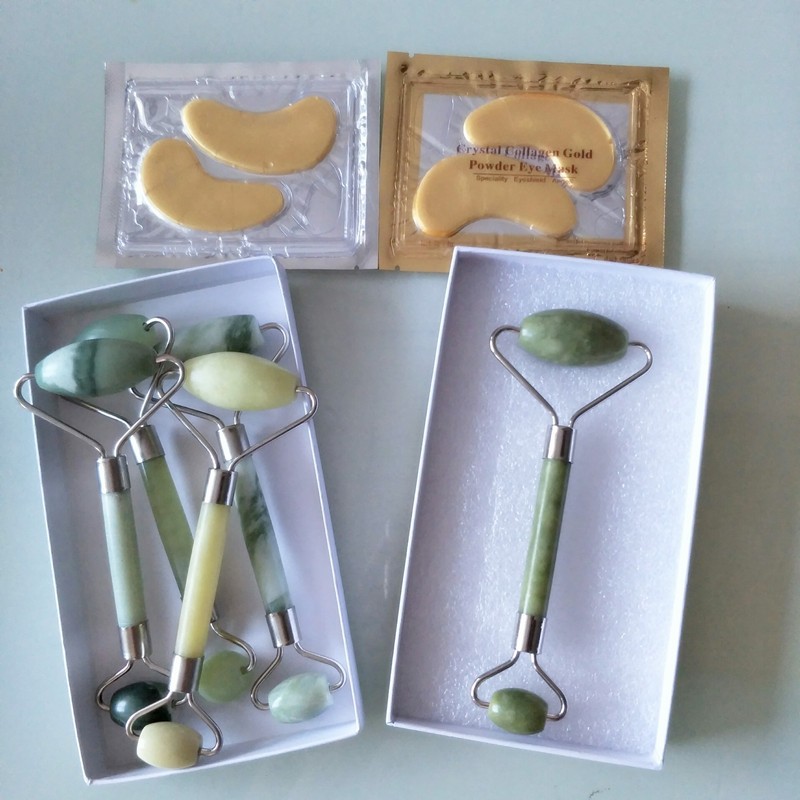 Jade Roller Tools Factory - Natural Jade Roller Gua Sha Age-Defying Quartz for Skin Care