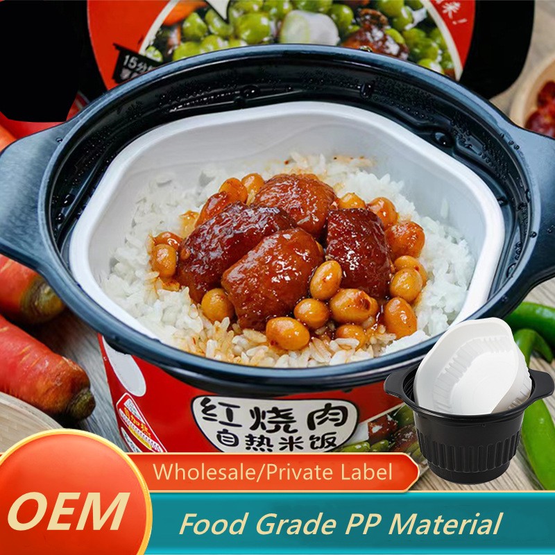 Self Heating Food Container Supplier - Wholesale Round Self Heating Packaging Container Box 500-1000ml Instant