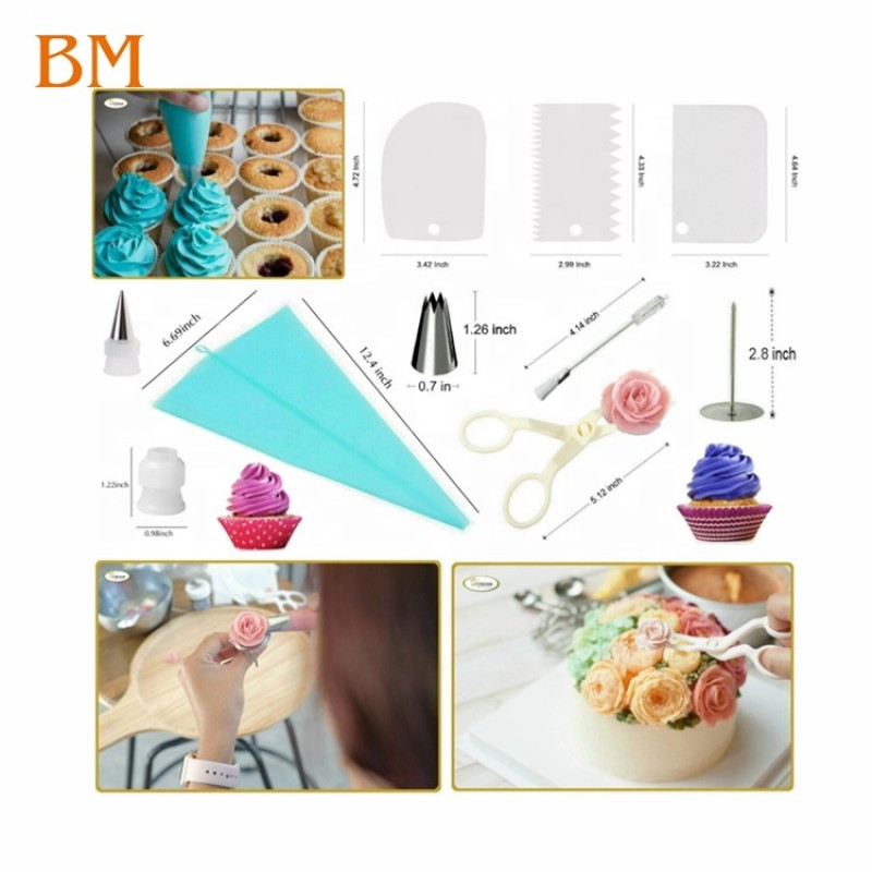 Food Grade Piping Tips Factory - Cake Decoration Bakeware Seamless 304 Stainless Steel for Decorating Cake