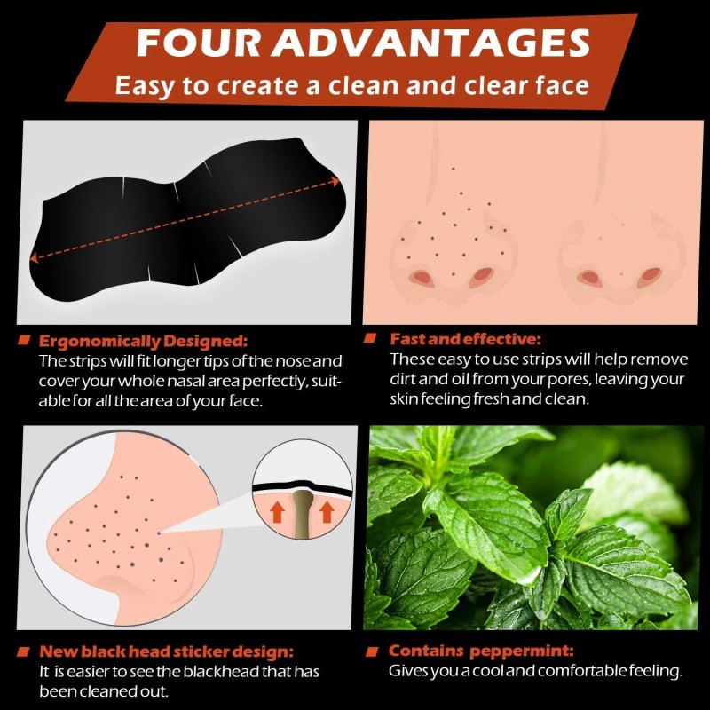 Nose Strips Supplier - Stock Female/Male Blackhead Remover Patch Cotton Sheet Convenient