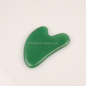 Gua Sha Stone Supplier - Trending Products 2024 Skin Care Green Jade Face Tool