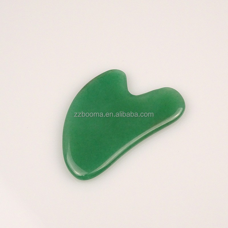 Gua Sha Stone Supplier - Trending Products 2024 Skin Care Green Jade Face Tool