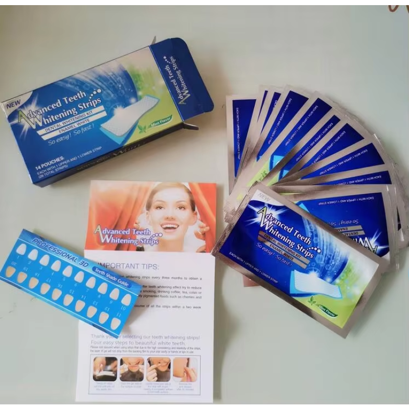Adult Whitening Strips Manufacturer - Kit Double Care Transparent Tooth Whitening Strips