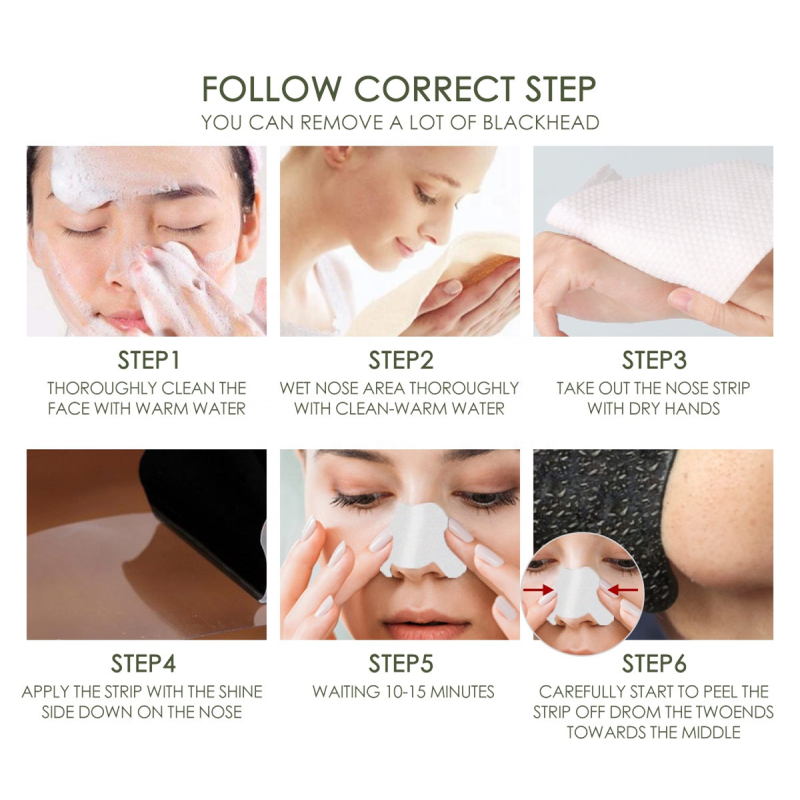 Black Head Nose Patch Factory - Popular Customized Nose Patch Removal for Deep Cleansing Pore Strips