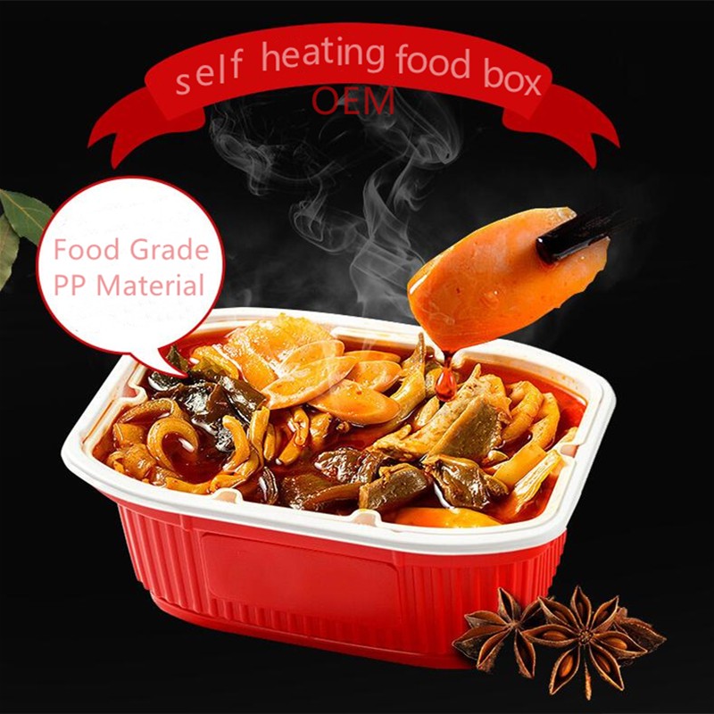 Plastic Food Box Supplier - Food Grade PP Plastic Self-Heating Hot Pot Rice Container Multi-Purpose Pouch