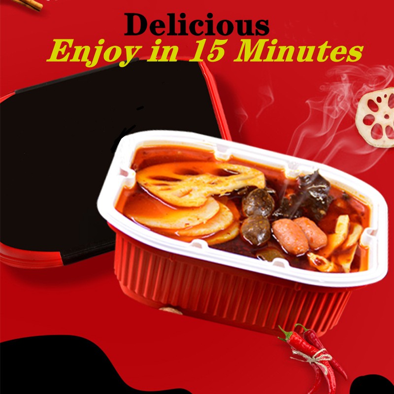 Food Grade Plastic Box Manufacturer - Wholesale Self Heating Box With Divided Inner Tray High Quality