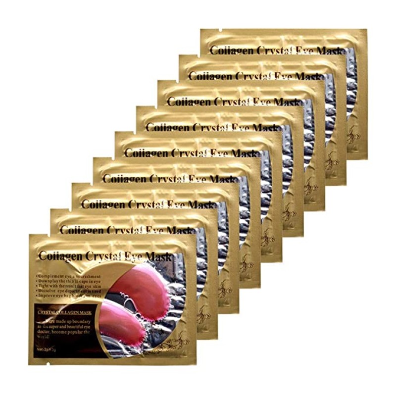 Gold Eye Masks Factory - 30 Pairs of 24K Gold Eye Mask for Sensitive Skin Highly Recommended Under Eye Mask