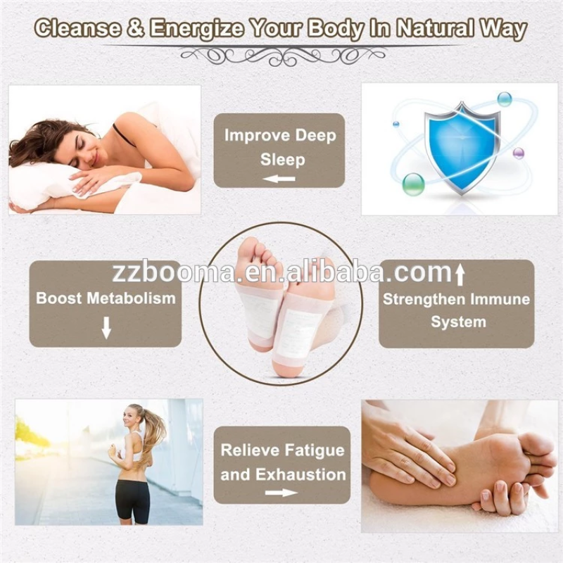 Detox Foot Pads Supplier - Cleansing With Essential Oil Natural Ingredients Chinese Herbal