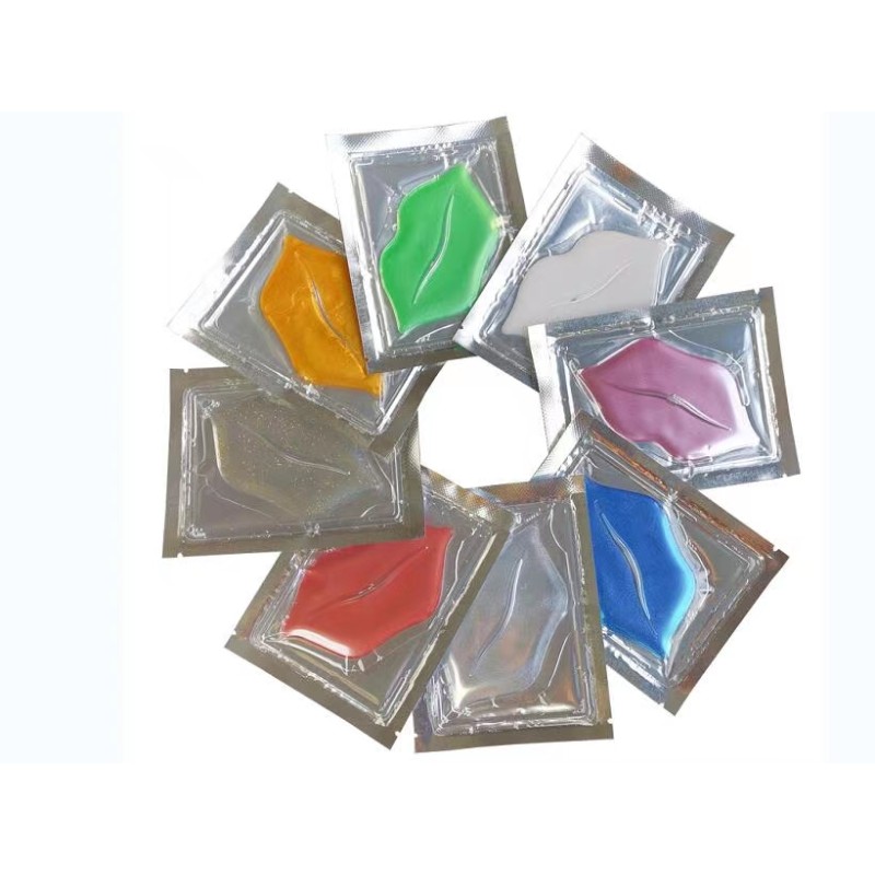 Collagen Lip Sheet Mask Supplier - Hot Selling Natural Beauty Cosmetics Face Skin Care 24K Gold Black Pink Red Crystal Gel Patch