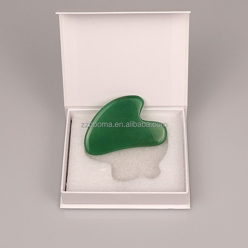 GuaSha Stone Manufacturer - New Product 2025 Jade Gua Sha Facial Massage Tool Neck Hands