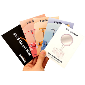 Thank You Card Manufacturer - Private Label Colorful Inserts Praise Labels for Small Business Decor