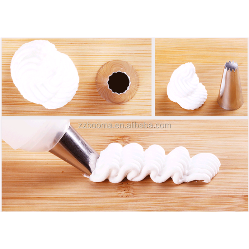 Silicone Pastry Bag Manufacturer - Birthday Cake Tools Silicone Pastry Bag Russian Piping Tips