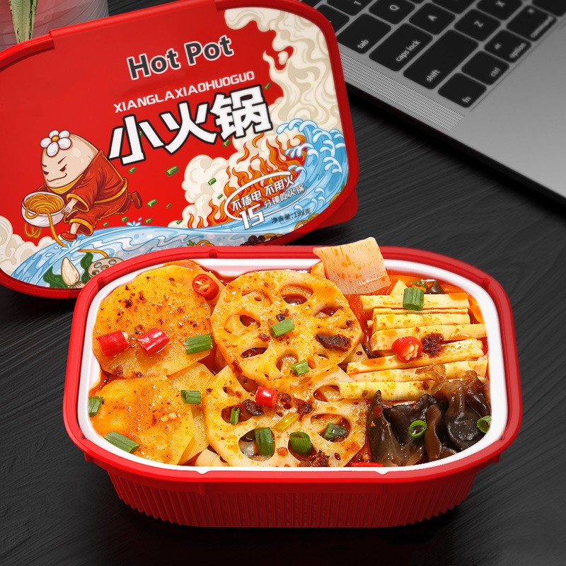 Divided Food Container Factory - Self Heating Box Divided Container for Cooked Food Picnic Rice Hot Pot