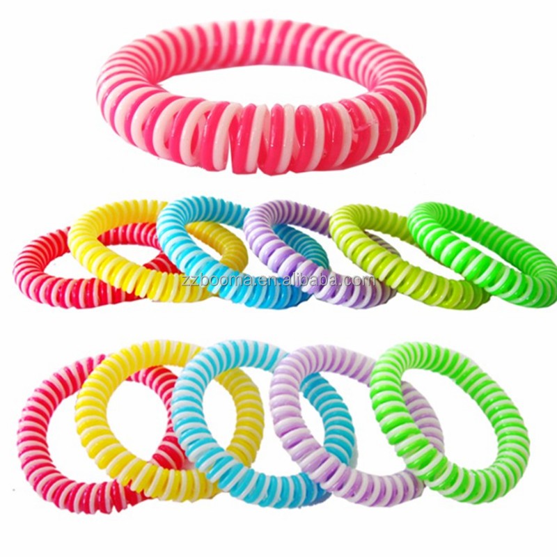 Mosquito Repellent Bracelet Manufacturer - 20-Pack 100% Natural Plant Based Oil Non-Toxic Travel