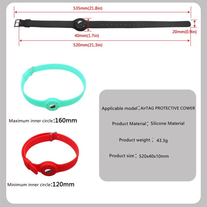 Dog Collar Factory - Suitable for Protective Cover Anti-lost Waterproof USB Charging Dog Collar
