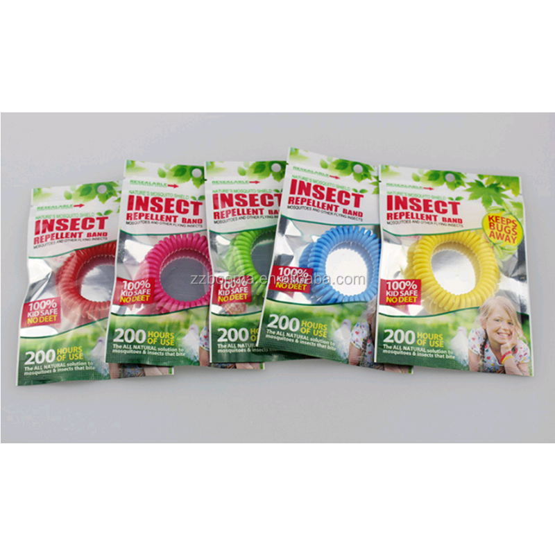 Mosquito Repellent Bracelet Manufacturer - 20-Pack 100% Natural Plant Based Oil Non-Toxic Travel