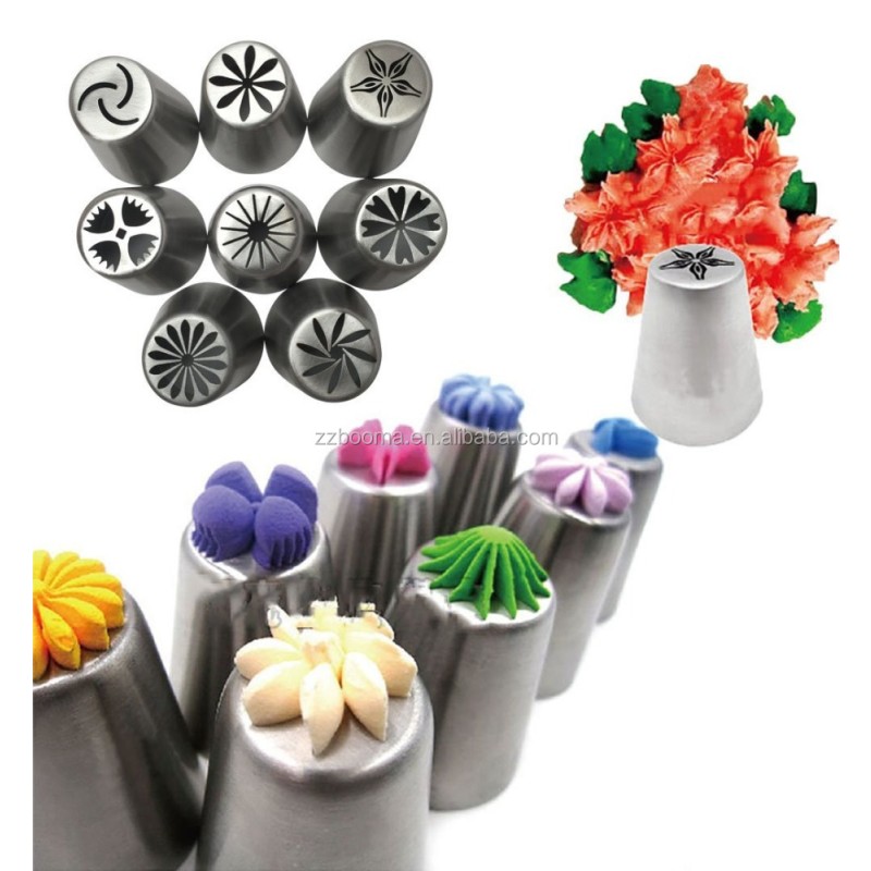 Stainless Steel Icing Nozzles Manufacturer - Russian Pastry Icing Tips Stainless Steel Icing Piping Nozzles