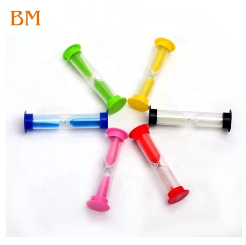 Plastic Hourglass Manufacturer - Factory Price Black Pink Blue Green Red Mini Sandglass 30sec-10min