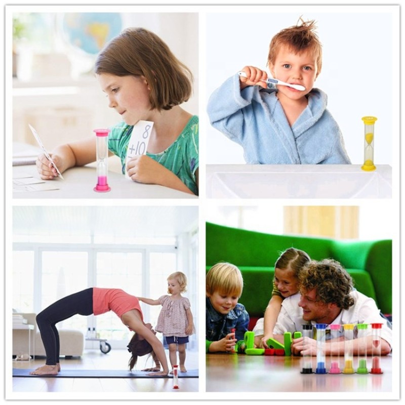 Colored Sand Timer Supplier - for Kids Classroom Kitchen Home 30sec-10 Minutes Hourglass Games