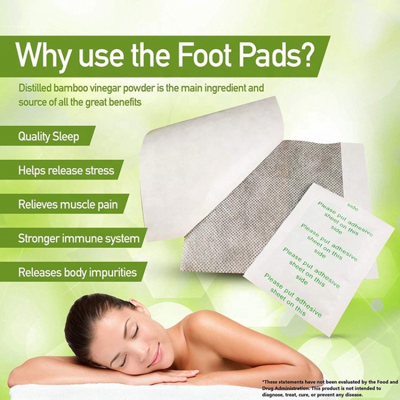 Organic Foot Pads Factory - 100% Natural Herbal Sleep Renovation Bamboo Vinegar Slim Patch
