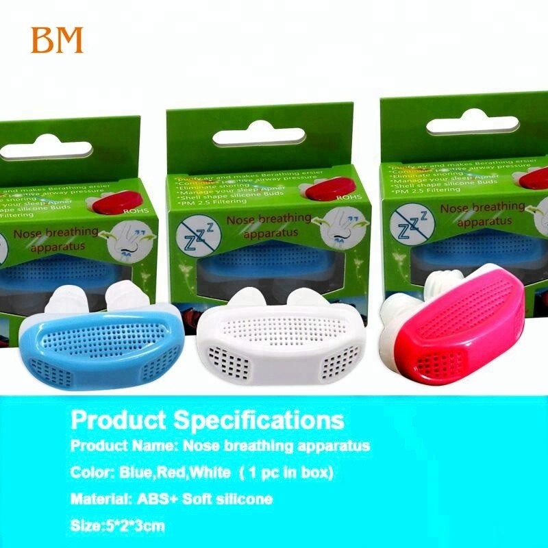 Snore Stop Mouth Guard Factory - Anti Snore Tongue Retainer Device Anti Snoring Nose Vents