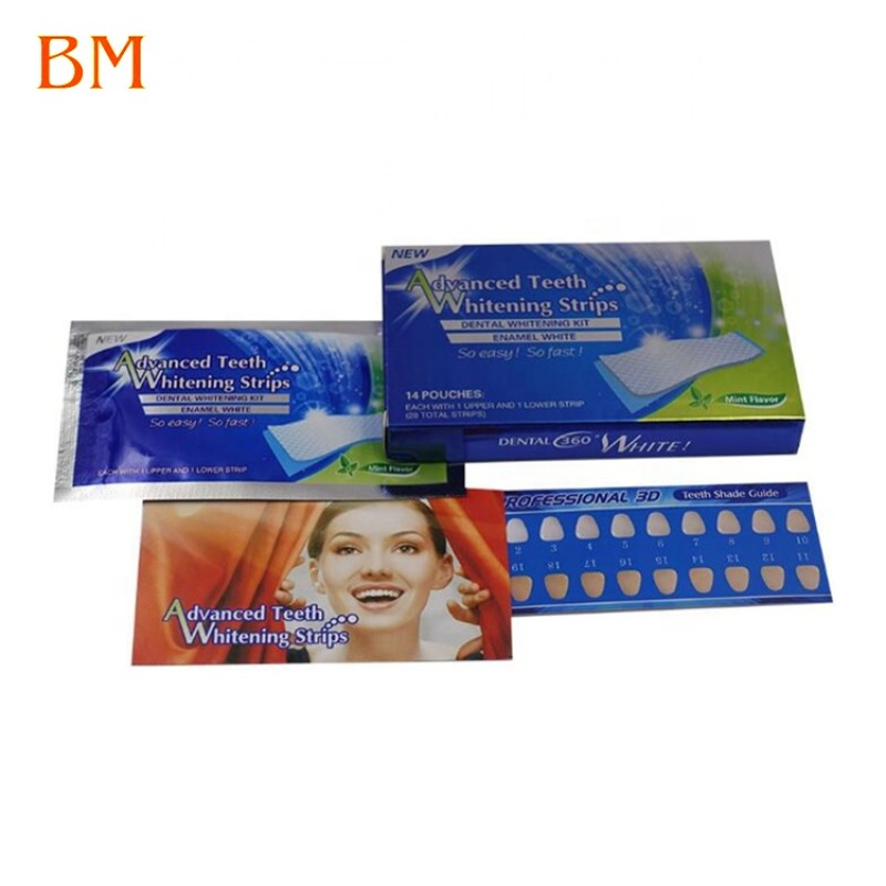 Teeth Whitening Strips Factory - Best Selling Elastic Gel Free Samples Tooth Whitening