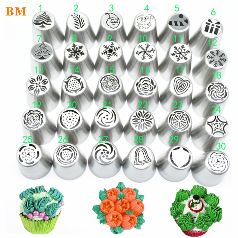 Stainless Steel Icing Nozzles Manufacturer - Russian Pastry Icing Tips Stainless Steel Icing Piping Nozzles