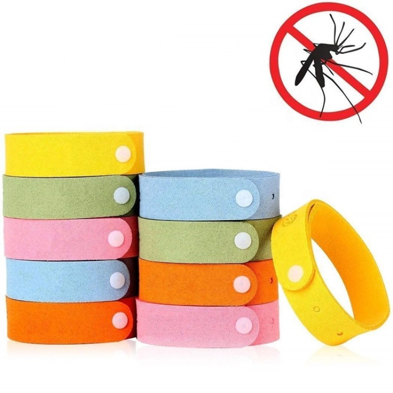 Mosquito Repellent Wristbands Manufacturer - 2024 New Arrivals Customizable LOGO 5-Color Trending