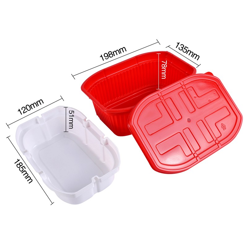 Plastic Food Box Supplier - Food Grade PP Plastic Self-Heating Hot Pot Rice Container Multi-Purpose Pouch