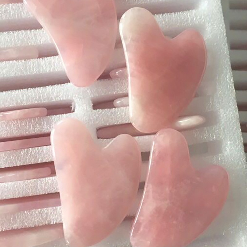 Quartz Jade Roller Factory - 100% Natural Crystal Stone Quartz Roller Facial Massage Tool