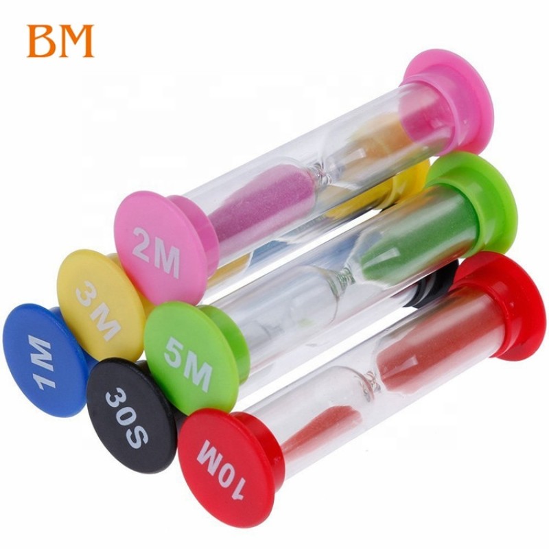 Plastic Hourglass Manufacturer - 30S Sand Timer Set Plastic Wood for Kids Brush Teeth Gift