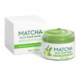 Detox Face Mask Manufacturer - Matcha Green Tea with Volcanic Mud Deep Cleansing Moisturizing