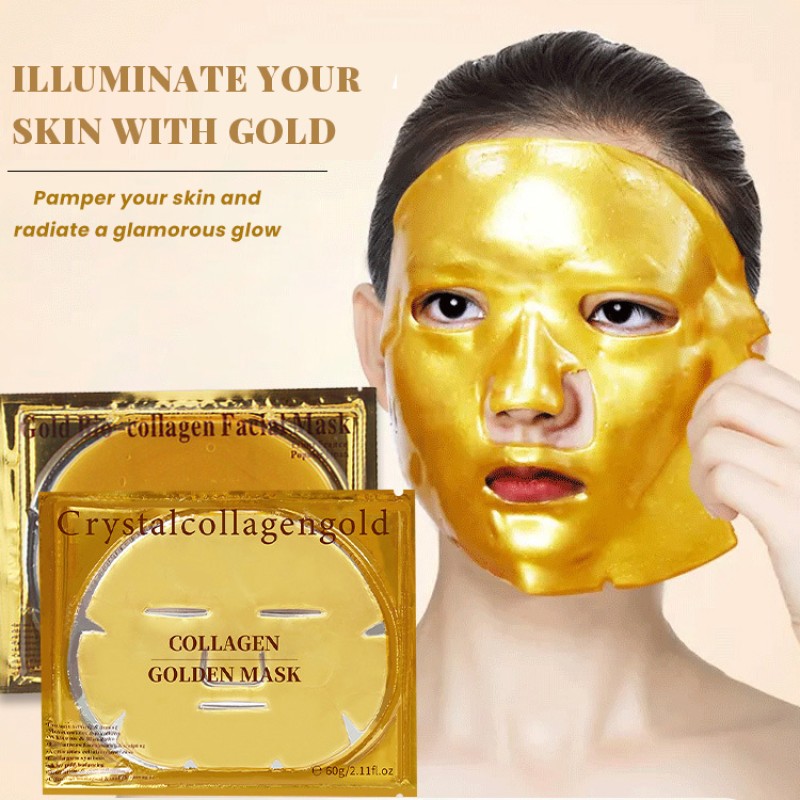 Korean Cosmetics Mask Factory - Trending Products 2020 New Arrivals Wholesale Korean 24K Gold Gel Collagen Crystal