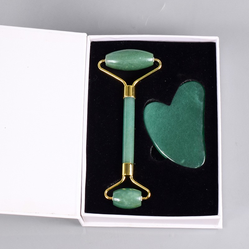 Jade Roller Tools Factory - Natural Jade Roller Gua Sha Age-Defying Quartz for Skin Care