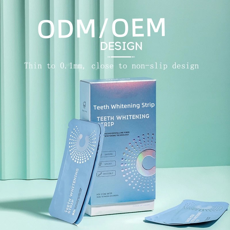 Dissolving Whitening Strips Supplier - Private Logo 3%HP Easy-to-Use Tooth Whitening Treatment