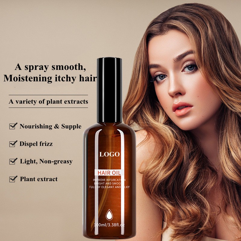 Hair Serum Manufacturer - Jojoba Oil Hair Serum Nourish Perfume Private Label Essential Oil for Hair Growth