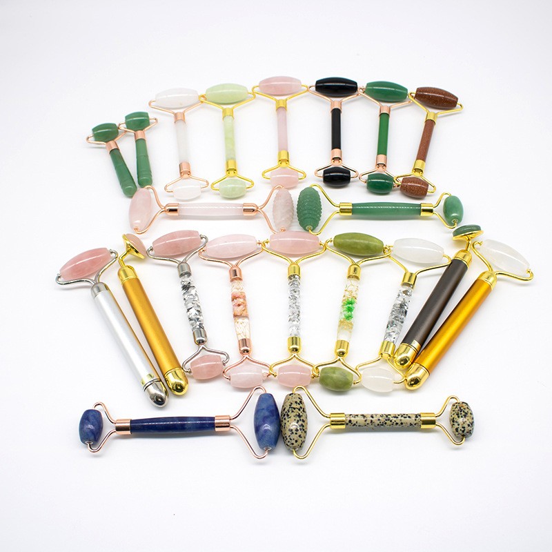 Jade Roller Set Manufacturer - Wholesale Natural Jade Stone Gua Sha Set Face Body Massager